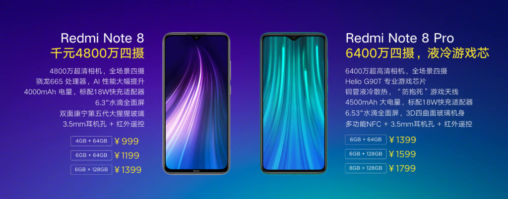 Redmi Note 8 y Redmi Note 8 Pro - Tecnobit