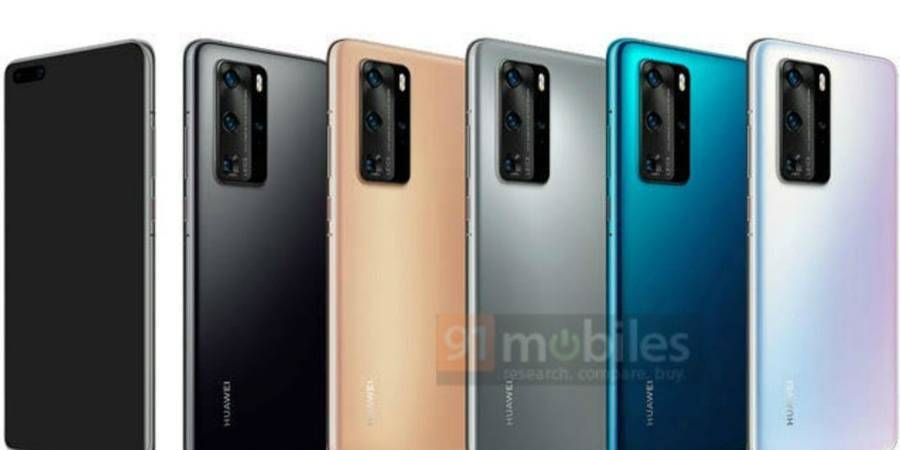 huawei p40 colores filtrados