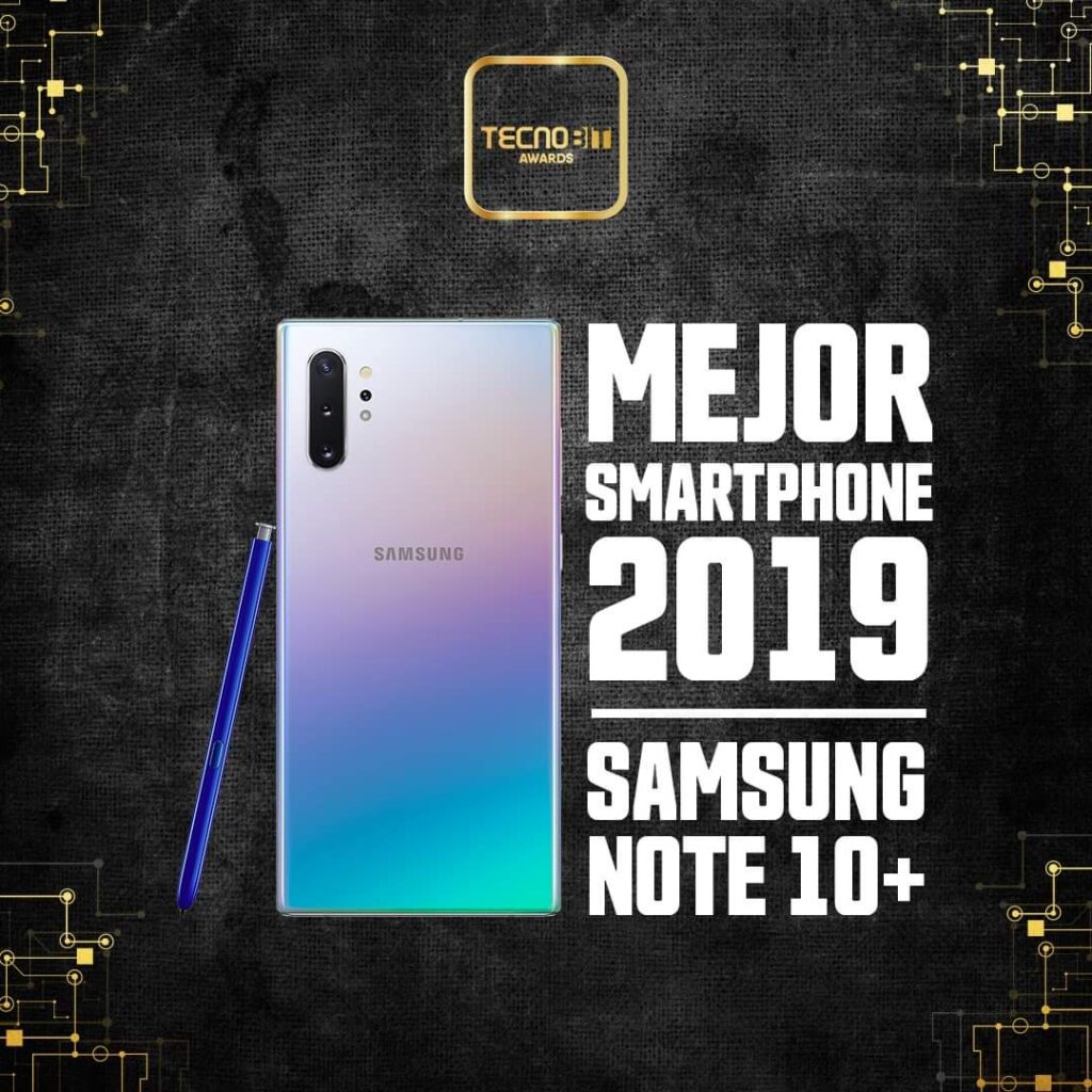 Samsung Note 10+ TecnoBit Awards