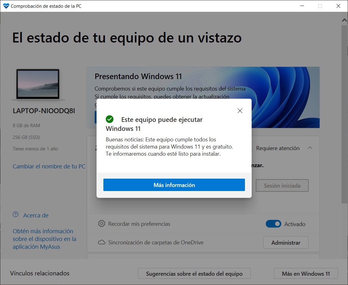 windows 11 fecha de actualizacion