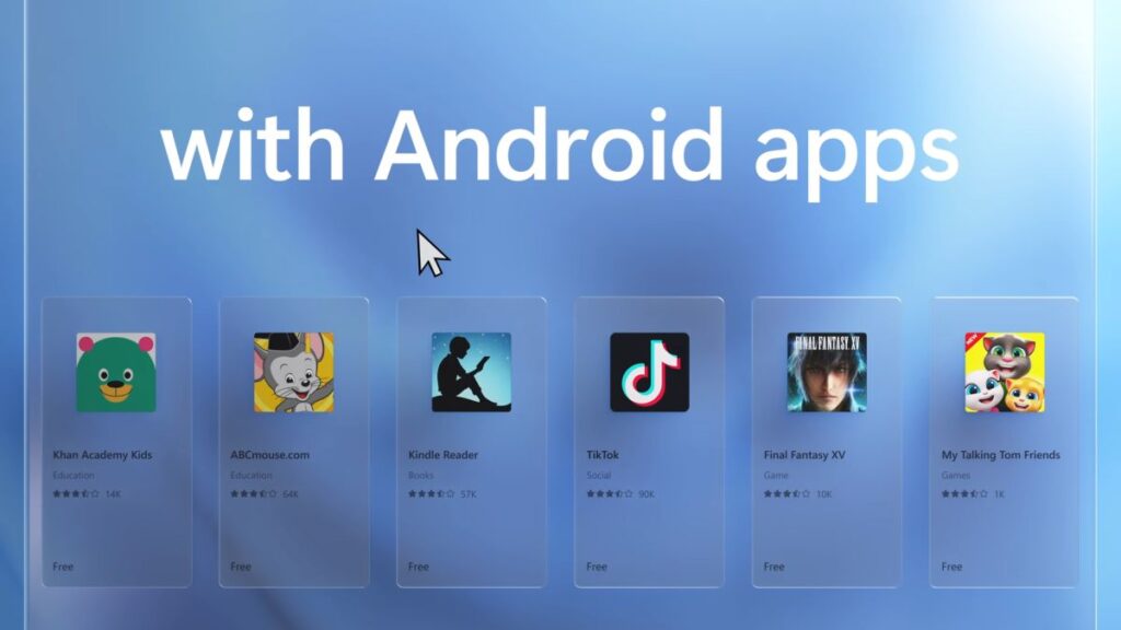 windows 11 android apps