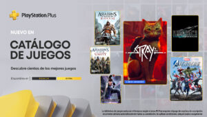 Nuevos juegos llegarán a PlayStation Plus Extra y Premium entre los que se encuentran Stray, Marvel´s Avengers y varias entregas de Assassin´s Creed