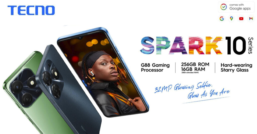 tecno spark 10 series port