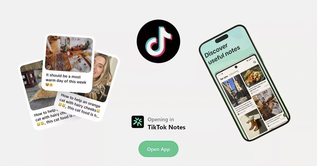 El Instagram de TikTok es oficial: Bienvenido, TikTok Notes