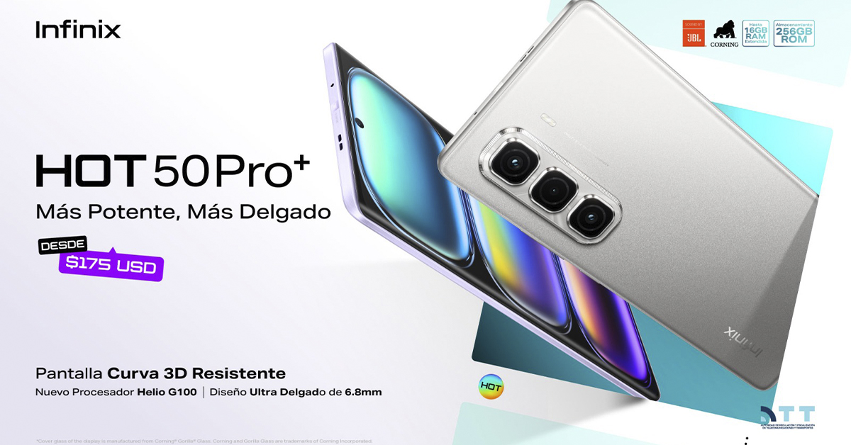 Más delgado, más fuerte: El nuevo Infinix Hot 50 Pro+ llega oficialmente a Bolivia