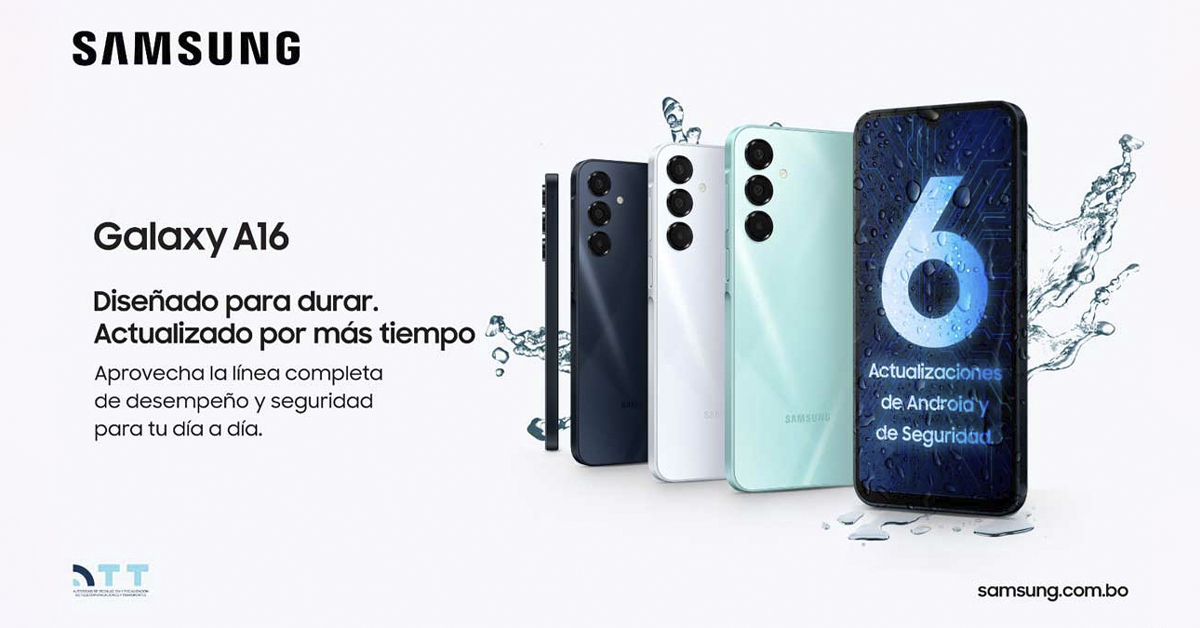 El Samsung Galaxy A16 llegó a Bolivia