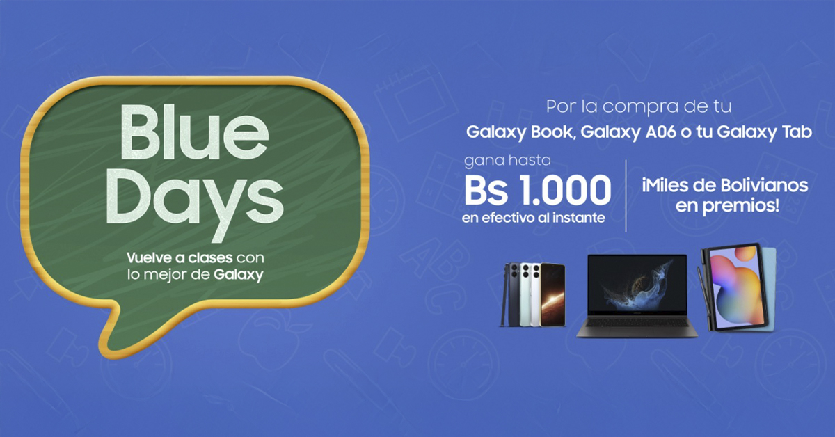 Samsung lanza los Blue Days con promociones para el regreso a clases 